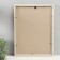 Photo frame plastic 30x40 cm, (plastic screen), white