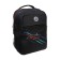 School backpack, 39 x 26 x 19 cm, Grizzly, ergonomic back, laptop department, black/orange