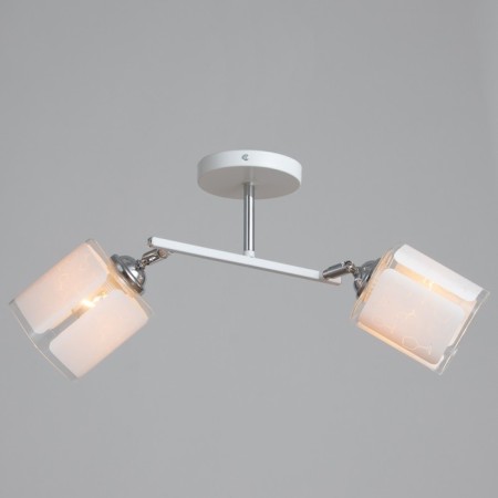 Iris chandelier 2he27 40W Belo-chromium 45x26x27 cm Bayerlux-1