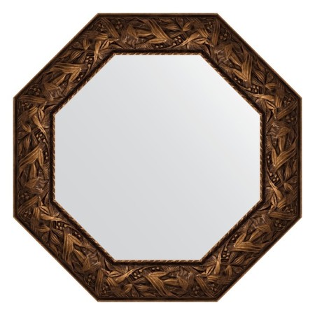 Mirror in the baguette frame, Byzantium bronze 99 mm, 68.8x68.8 cm