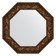 Mirror in the baguette frame, Byzantium bronze 99 mm, 68.8x68.8 cm