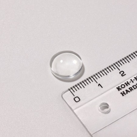 Coboson glass, circle of 12 mm (set 5 pcs.), The color is transparent-2