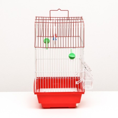 Poultry cell is equipped BD-1/2Q, 30 x 23 x 39 cm, red-1