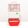 Poultry cell is equipped BD-1/2Q, 30 x 23 x 39 cm, red