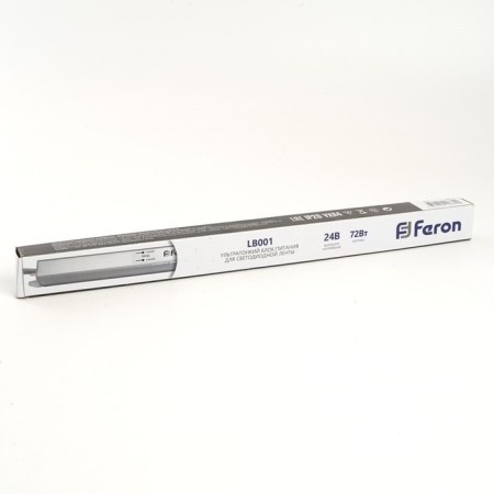 Electronic transformer for 24 W LED tape, Feron, LB001, 3A, 72 W-4