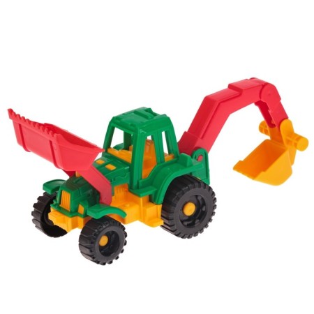 Tractor "Izhora", with grader and bucket-1