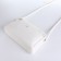 Women's bag with lightning, white color