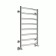 Terminus water heated towel rail "Atlanta+" P8, 500x800 mm, lower connection, chrome