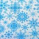 Film packaging holography "Snowflakes with a pattern", 100 x 70 cm, New Year