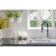 LEMARK SOUL LM6007C kitchen mixer, single -leaf, excess length 224 mm, black/chrome
