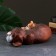 Garden figure "Best Friends" 23x27x11sm, red and brown