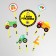 Decoration for the cake "Happy Birthday. Cars "