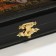 Backgammon "lion and tiger", wooden board 40 x 40 cm, with a field for playing checkers