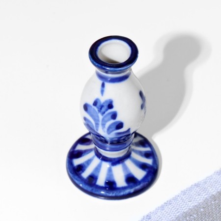 Candlestick, gzhel 6 cm-2