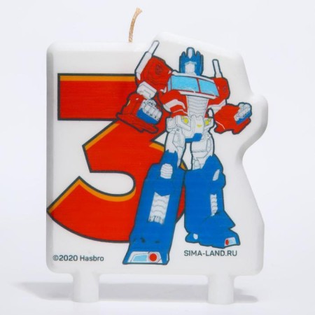 Candle for the Cake "Number 3", transformers-2