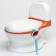 UNITAZ pot, white/red color