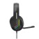 Marvo H8618 BK headphones, game, full -size, microphone, USB, 2 m, RGB, black