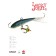 Balancir Lucky John Fin 4 + tee, 6 cm, color 53 blister