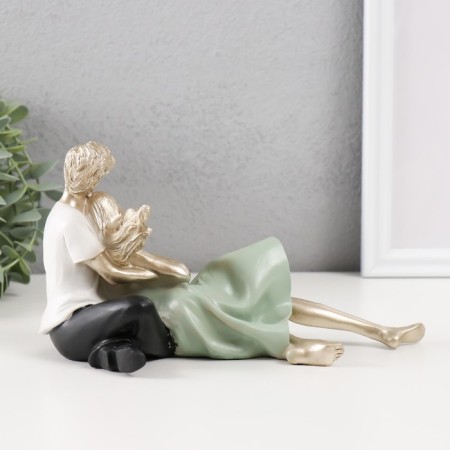 Souvenir Polystone "Falter couple" 11.5x21x9 cm-3
