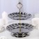 2-tier dish, d = 18/22 cm, silver color
