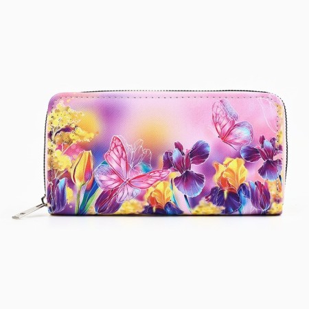 Wallet to the leatherette "butterflies" 19*10 cm-2