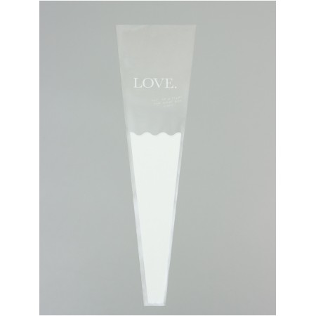 Package Concert Flowers, "Feelings", 12.5x4x45 ± 1cm, white-1