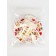 A set of paper utensils "Happy Birthday", 12 pcs., White color