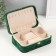 Textile box for jewelry "Bant" Emerald 22x14.5x7 cm