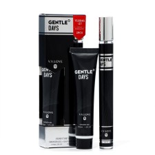 The perfume set of men's Gentle Days: toilet water, 35ml + shower gel, 35ml