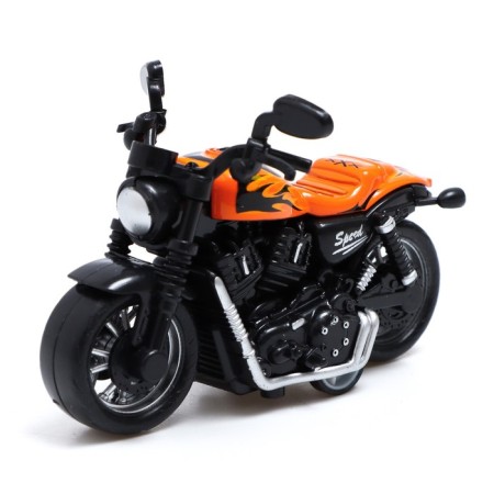 Metallic motorcycle "Flame", mix-3