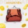 Wallet on the farmar, the color is red