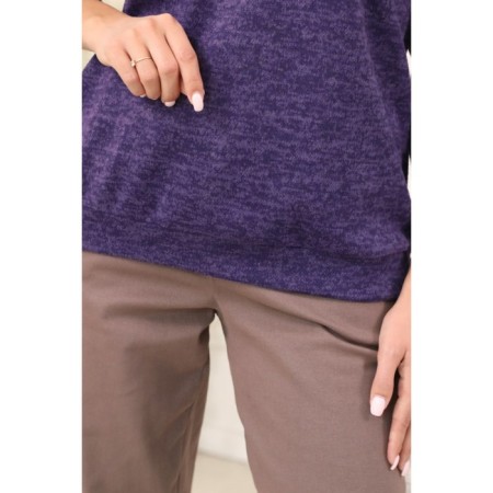 Female jumper, size 46, purple color-3