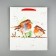 Package New Year's laminated “bird singing”, m 30 x 26 x 9 cm