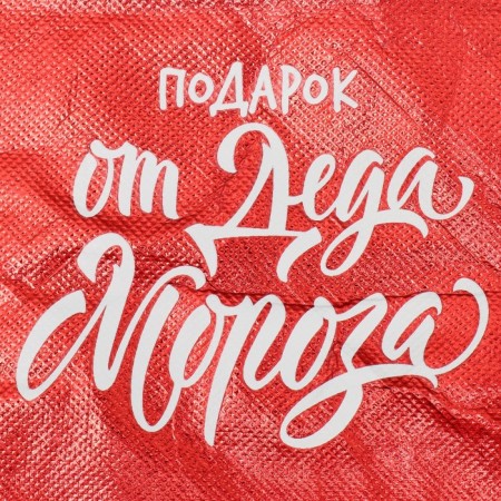 Пакет-мешок из нетканного материала «Подарок от Деда Мороза», 25 х 32 см, Новый год-4