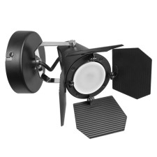 Спот "Cinema" 1x50W GU10 черный 10x17x13 см