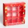 New Year. Box for 9 sweets "New Year's Post", 13.8 x 13.8 x 3.8, confectionery packaging