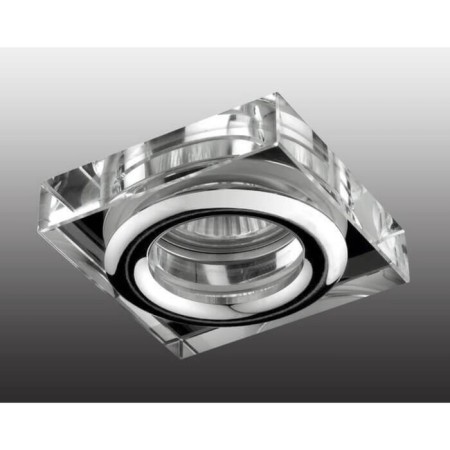 Built -in lamp Novotech, 50 W, Gx5.3, 12 V, 60x60 mm, d = 60 mm, color chromium-1