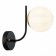 Wall lamp EVOLUCE. Sle1098-401-01. CIANE. 1x60 W, E27, 13x22.5 cm, black color
