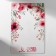 Cool "lovely" rose, colored red-white in gold, 40 cm