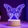 Light "Butterfly" Led RGB from the network 9.5x15x16cm Risalux
