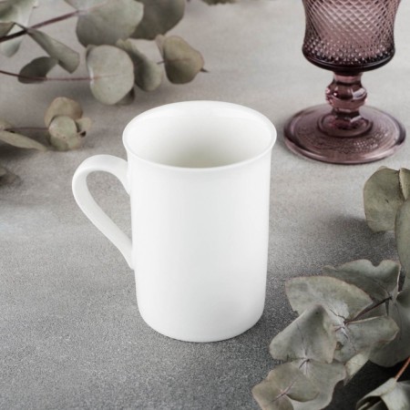Porcelain mug Wilmax, 300 ml, white color-1
