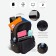 Youth backpack 43 x 29 x 15 cm, Grizzly, ergonomic back, laptop department, khaki