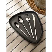 A set of cutlery made of stainless steel of the Antiquity shares, 4 objects, the color of the silver