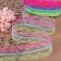 Capricon lace "Rainbow Light", 40 mm × 10 ± 1 m, color colorful №4
