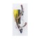 Hook furniture tundra TKD008, two -rod, copper