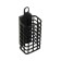 The feeder is steel, rectangular, 60 g