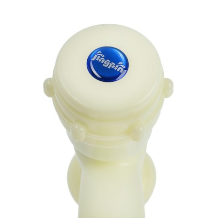 Tap for one water Zein Z2023, round handle, plastic, short pour, "rice" color