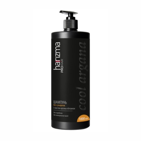 Harizma Prohair Cool Argana shampoo, Salusulfate, 1000 ml