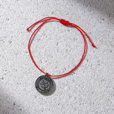Bracelet-Milisman “I am bringing good luck”, red thread, length 24 cm-1