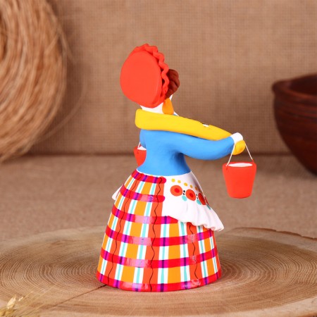 Dymkovo toy "Barynya-Vodonoska"-3